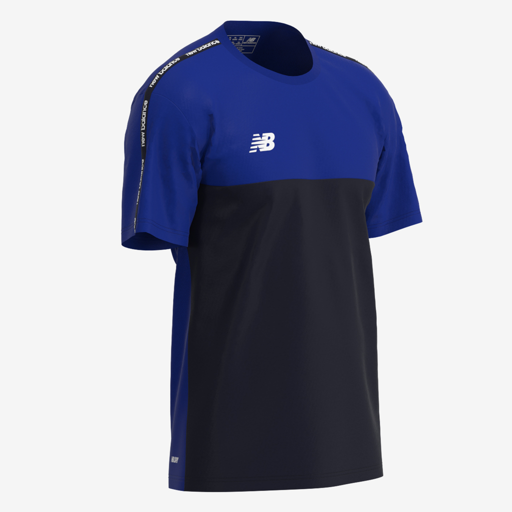 New Balance W TW Training SS Jersey in BLAU