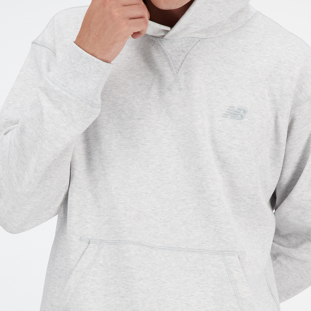 New Balance NB Athletics French Terry Hoodie in GRAU
