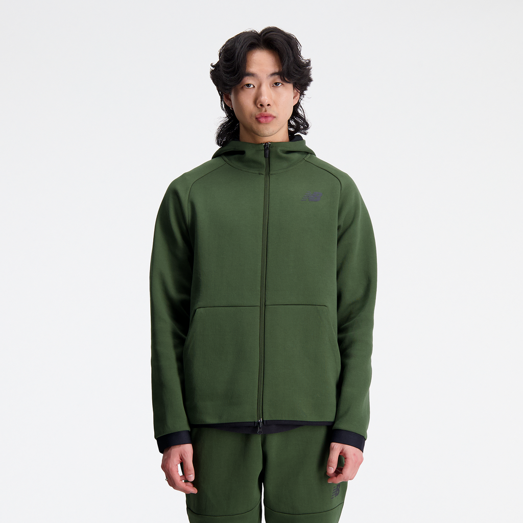 New Balance R.W.Tech Fleece Full Zip in GRÜN