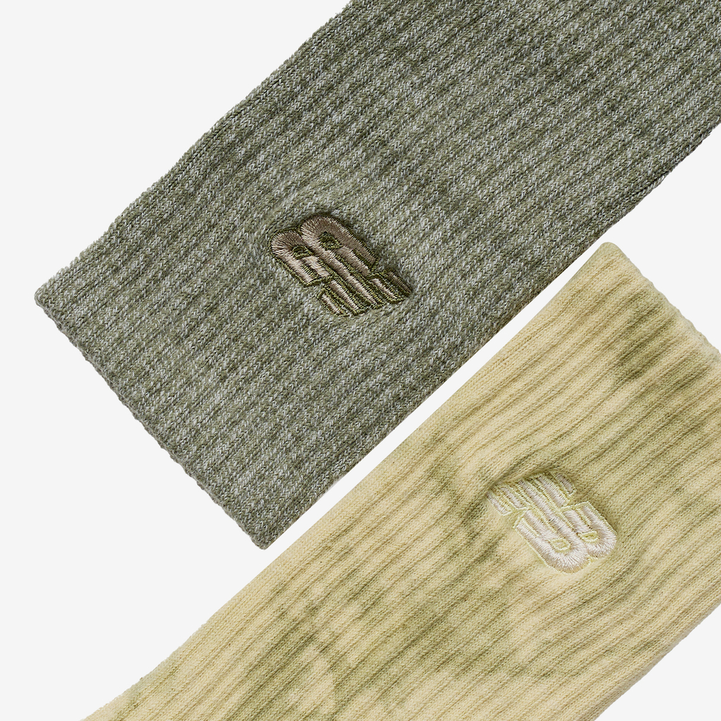 New Balance Lifestyle Tie Dye Midcalf Socks 2Pack in MEHRFARBIG