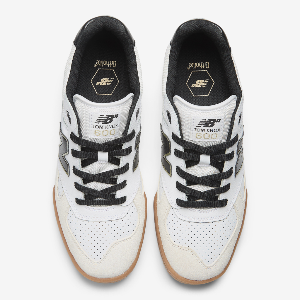 New Balance M Numeric 600 Tom Knox Skateboardschuhe in WEISS
