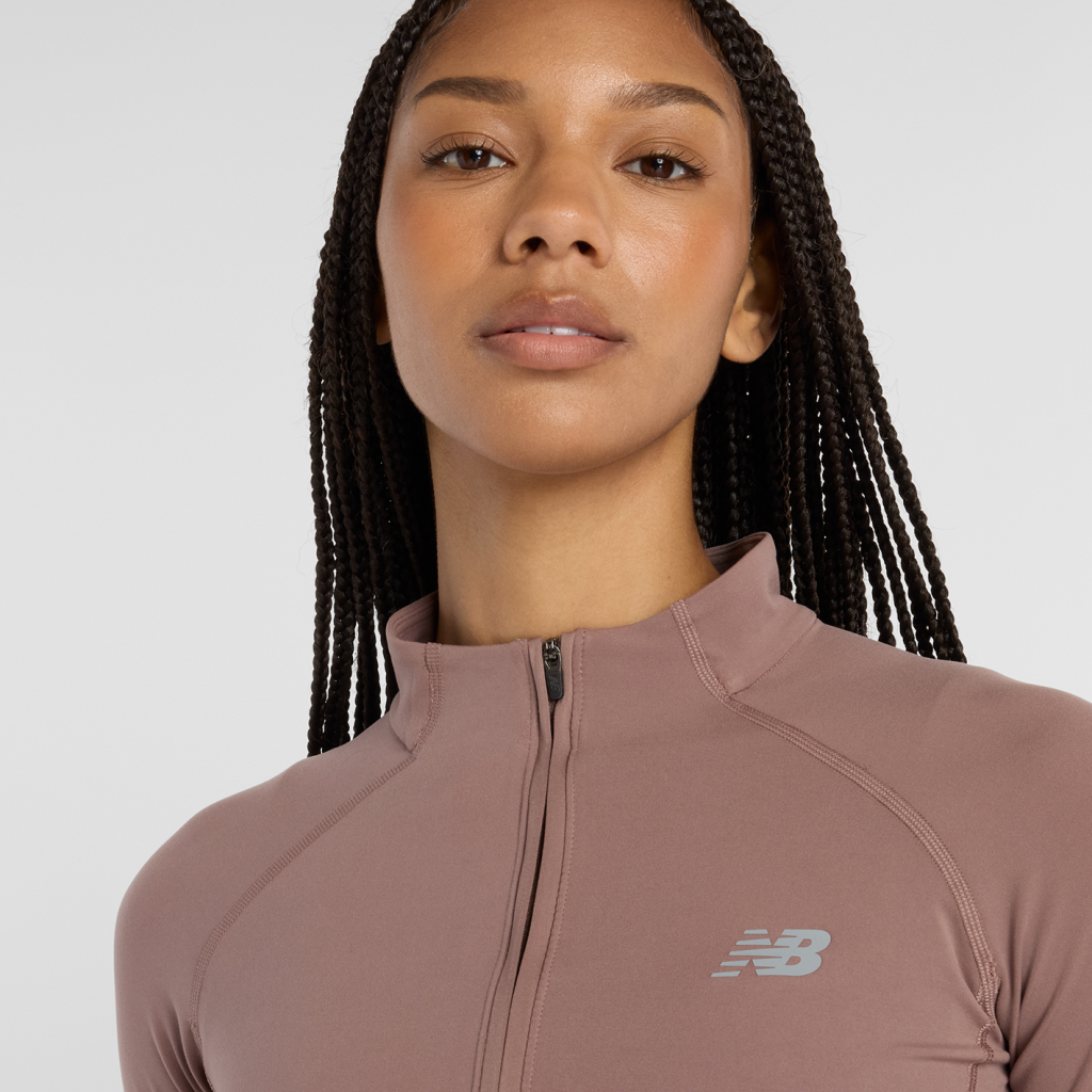 New Balance W NB Harmony Full Zip in BRAUN