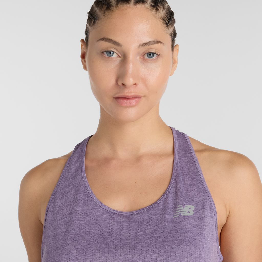 New Balance W NB Athletics Tank in VIOLETT