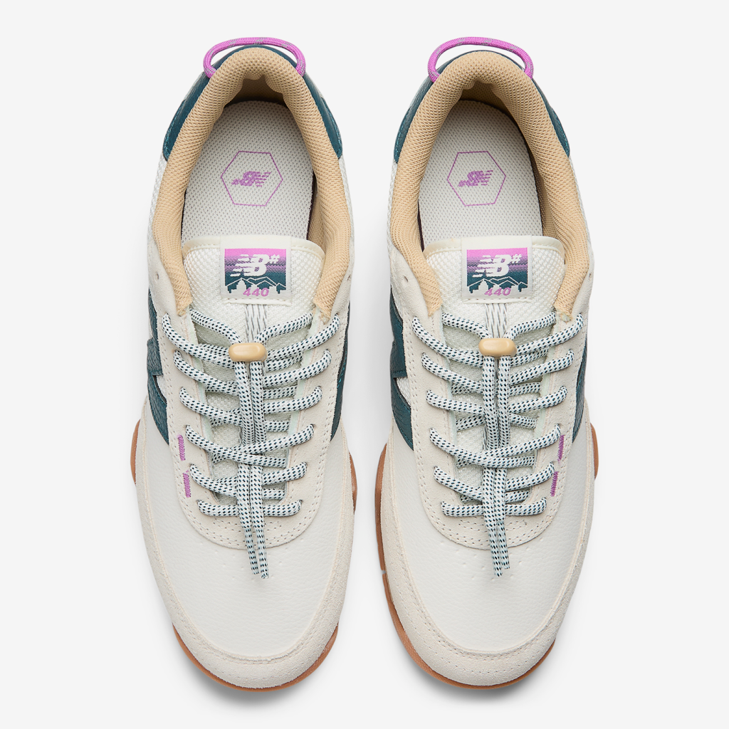 New Balance M Numeric 440 v2 Trail Low Skateboardschuhe in WEISS