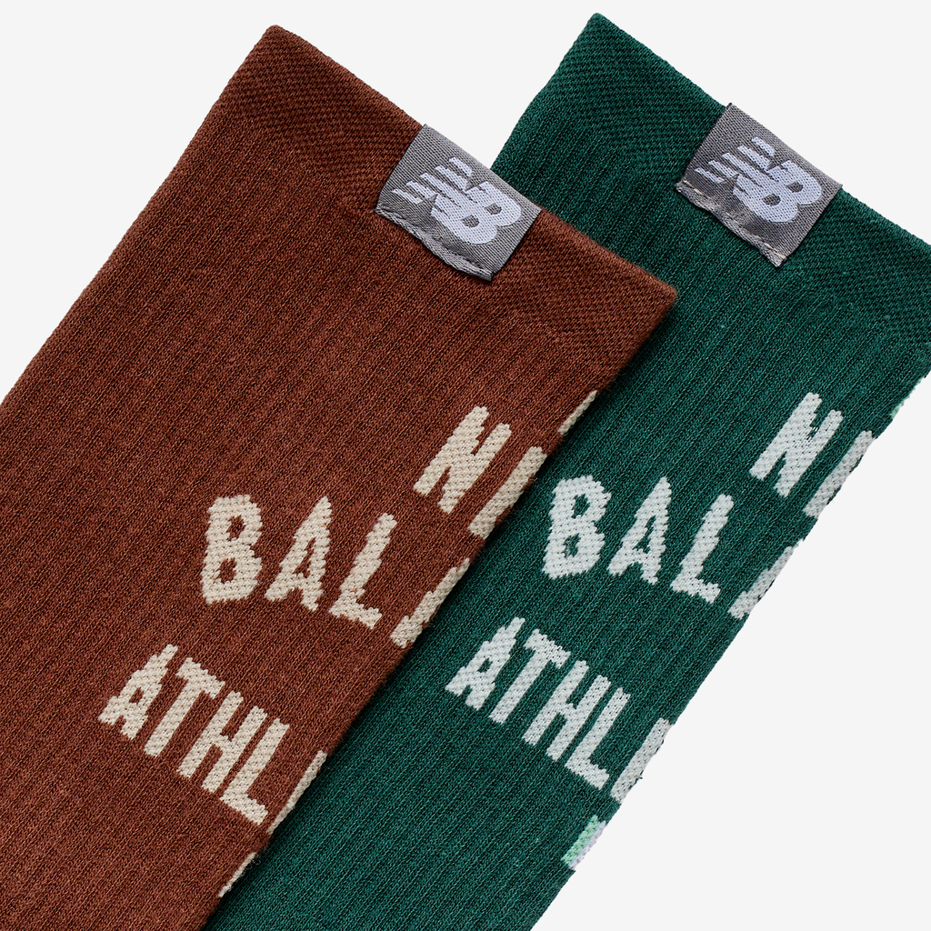 New Balance Lifestyle Midcalf Socks 2 Pack in MEHRFARBIG