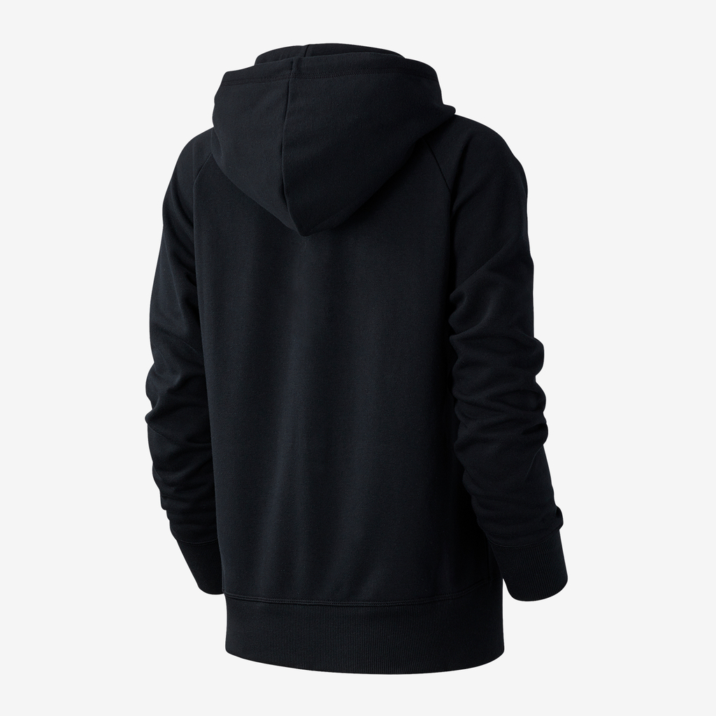 New Balance W Essentials Stacked Logo PO Hoodie in SCHWARZ