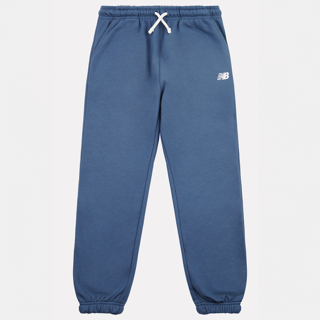 New Balance G New Balance French Terry Small Logo Jogger in BLAU