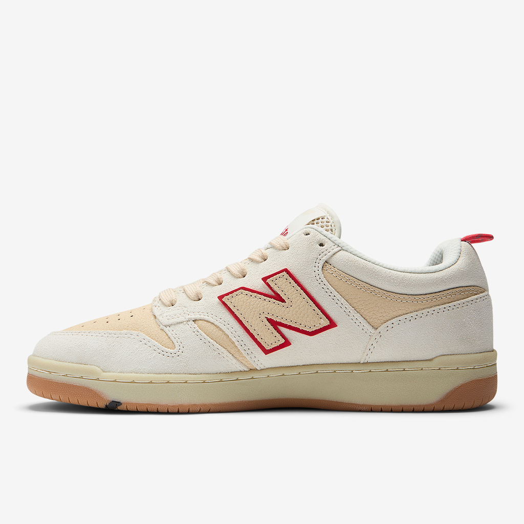 New Balance M Numeric 480 Chocolate Skateboards Skateboardschuhe in WEISS