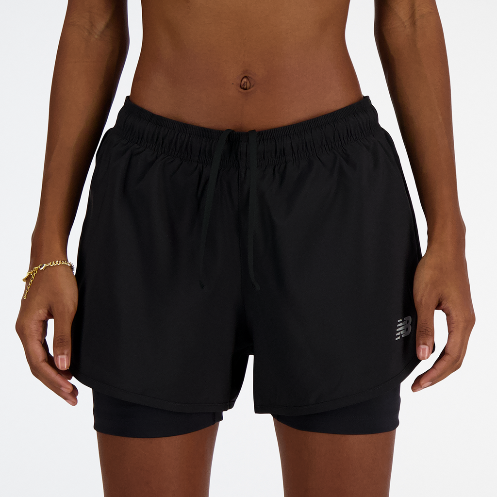 New Balance W Sport Essentials 2 In 1 Short 3 Inch in SCHWARZ