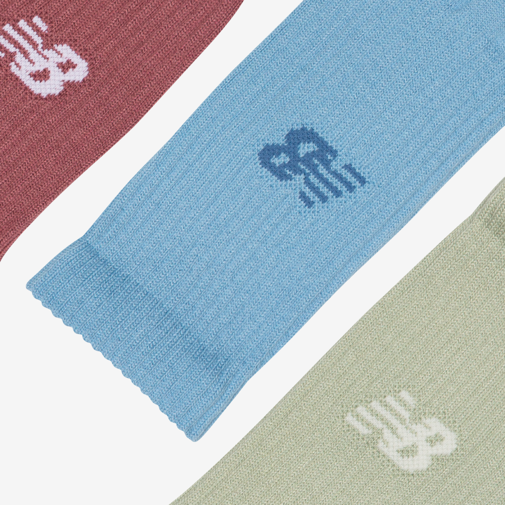 New Balance Active Crew Socks 3 Pack in MEHRFARBIG