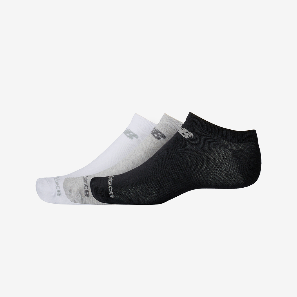 New Balance Performance Basic No Show 3 Pack in WEISS