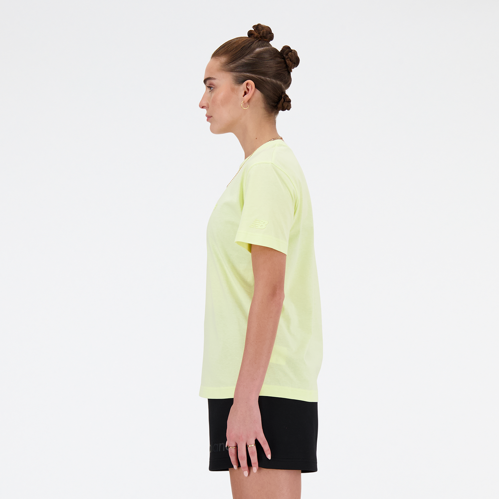 New Balance W Hyper Density Jersey T-Shirt in GRÜN