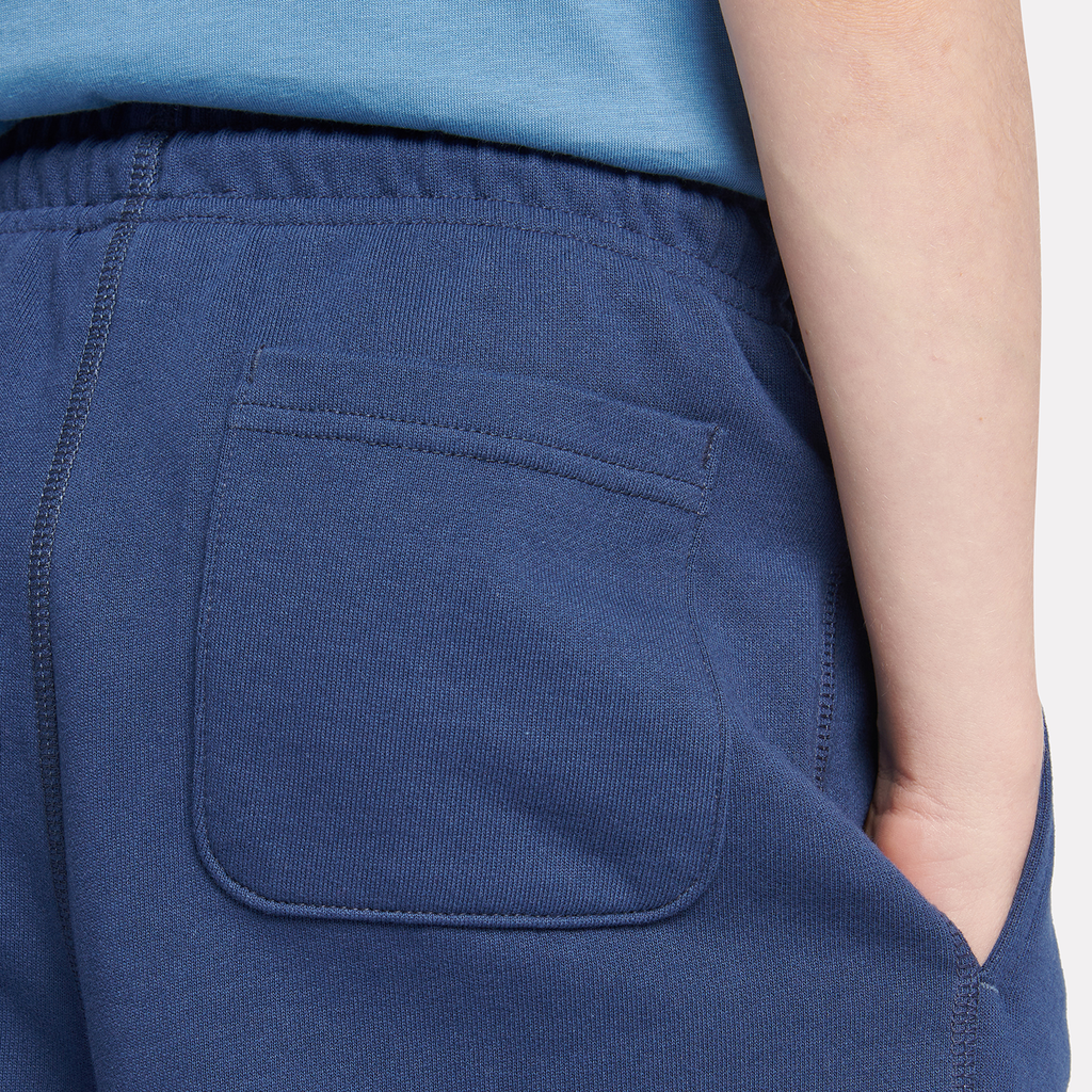 New Balance B New Balance French Terry Small Logo Short in BLAU