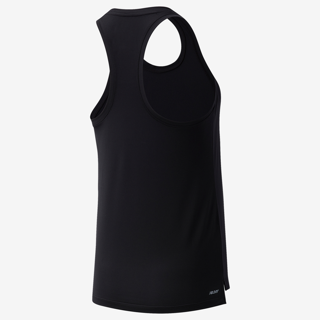 New Balance W Core Run Tank in SCHWARZ