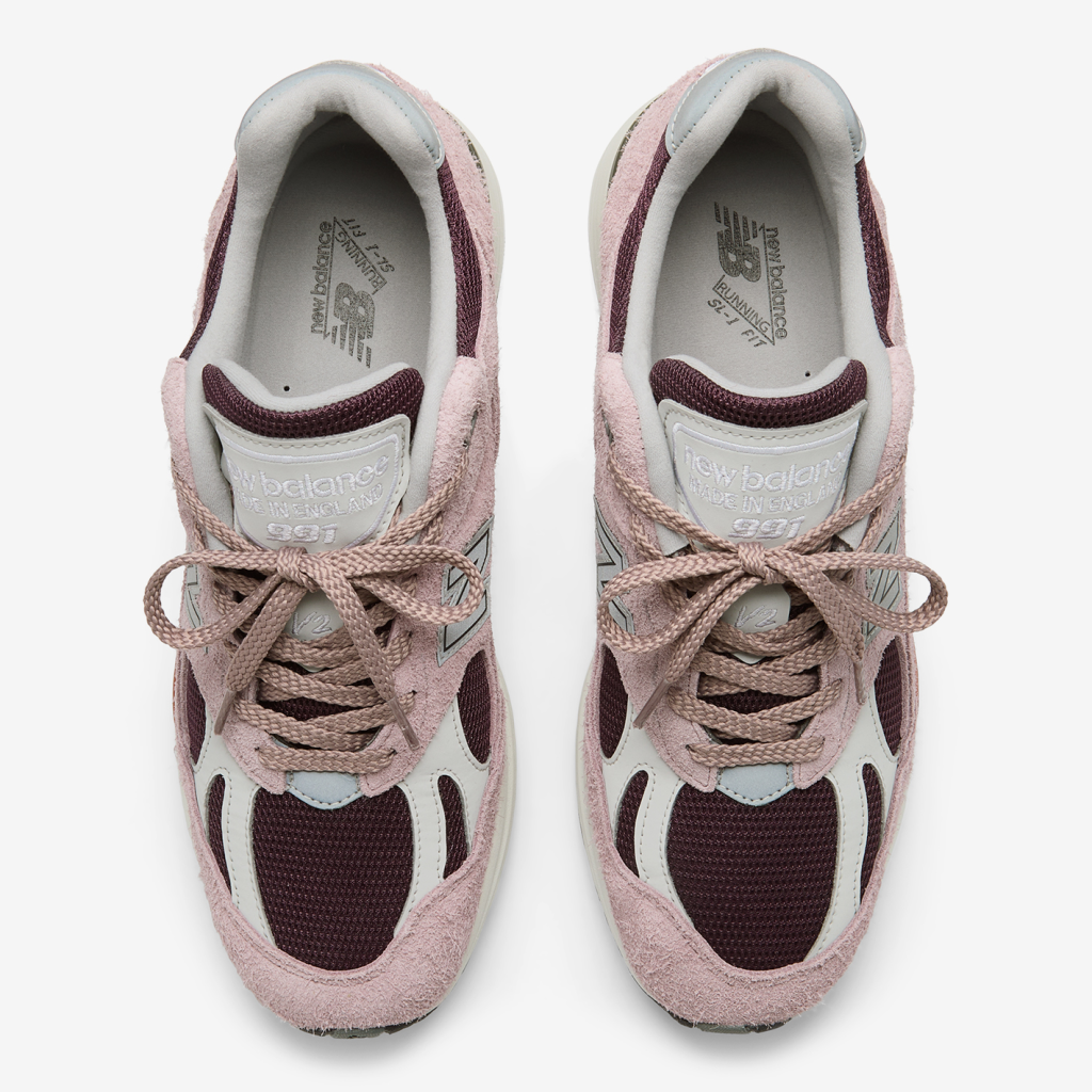 New Balance M 991v2 Made in UK Grape Sorbet Freizeitschuhe in PINK