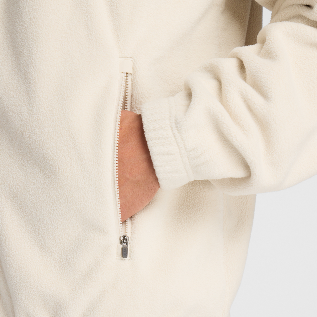 New Balance Polar Fleece Jacket in BEIGE