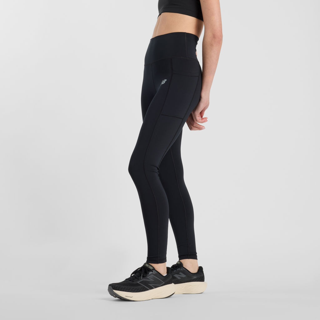 New Balance W Sport Pocket High Rise Legging 27" in SCHWARZ