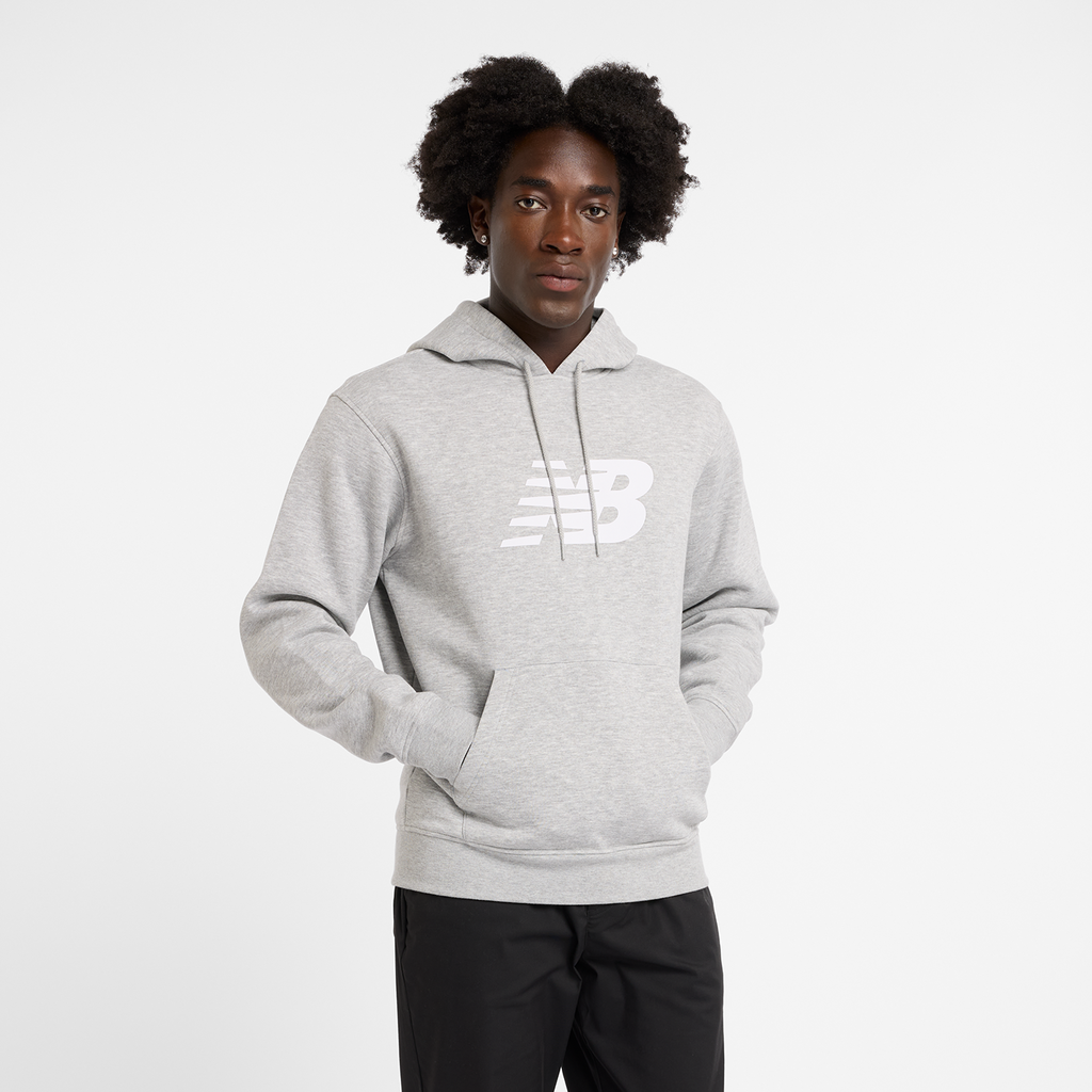 New Balance Sport Core Brushed Hoodie in GRAU