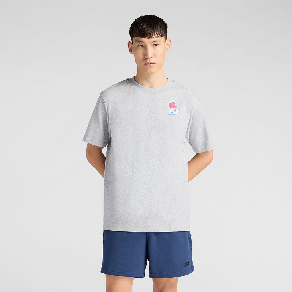 New Balance Lobster Roll T-Shirt in GRAU