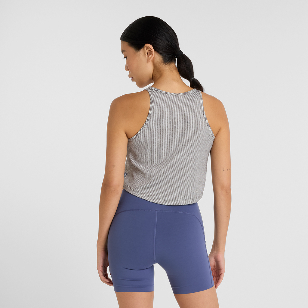 New Balance Novelty Rib Tank in SCHWARZ