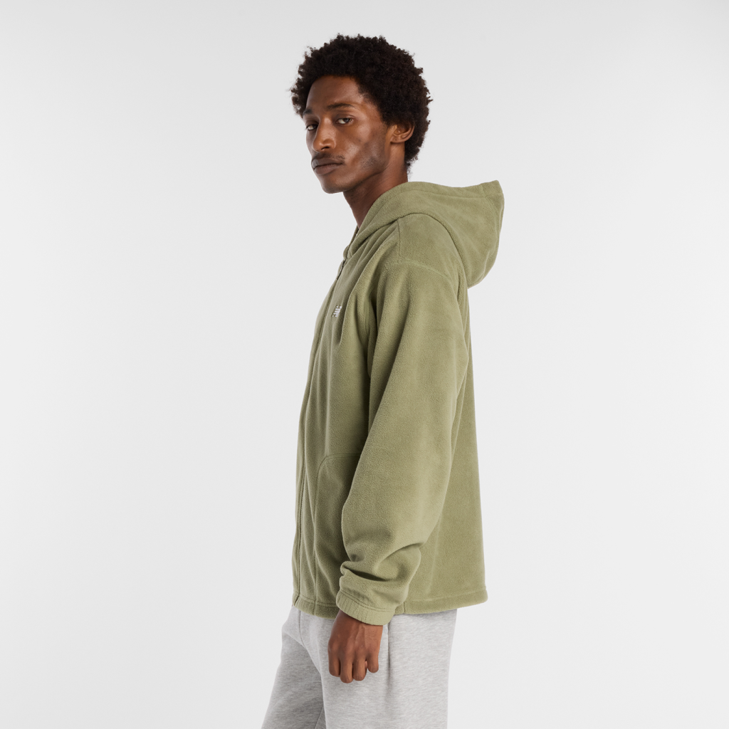 New Balance Sport Polar Fleece Full Zip in GRÜN