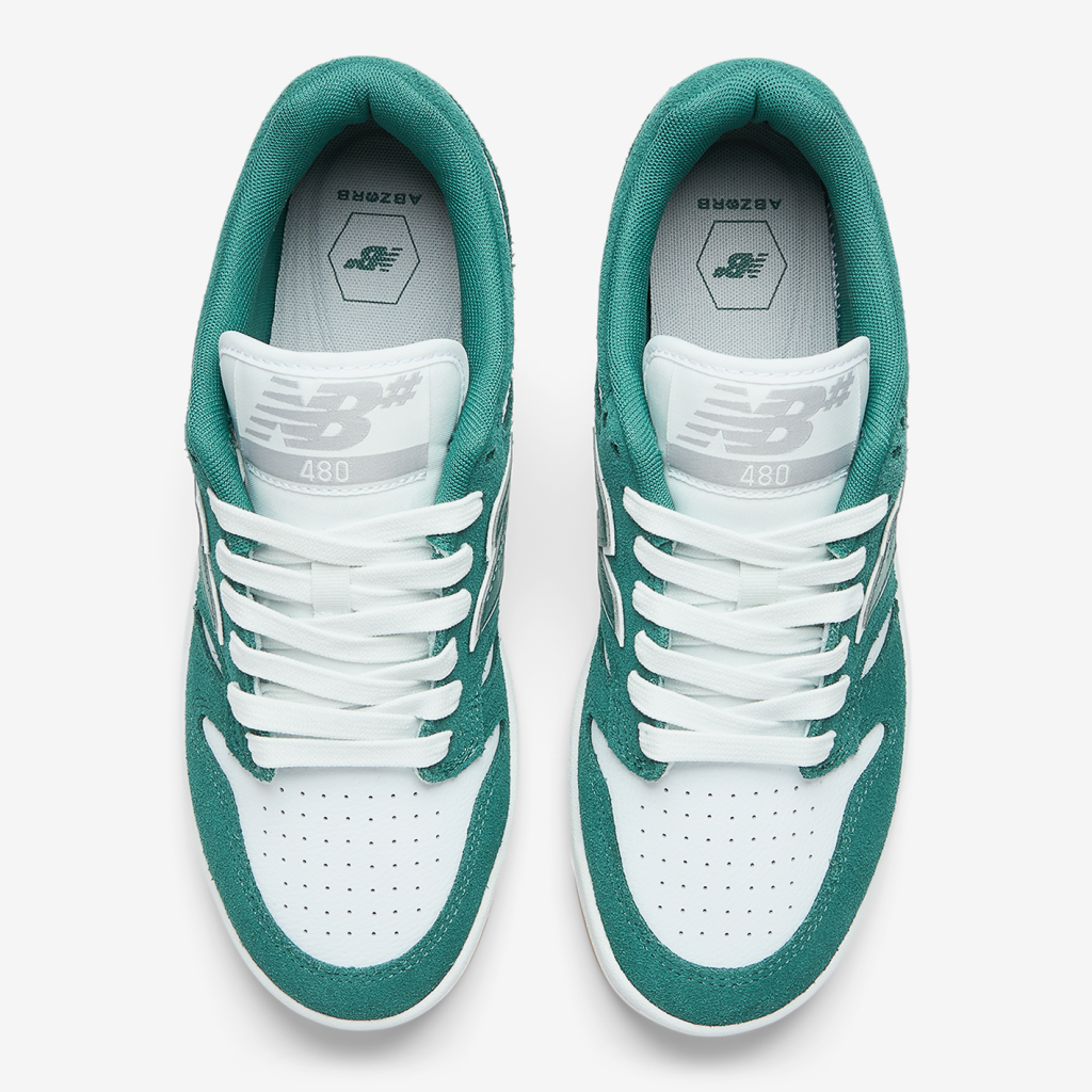 New Balance U Numeric 480 Skateboardschuhe in GRÜN