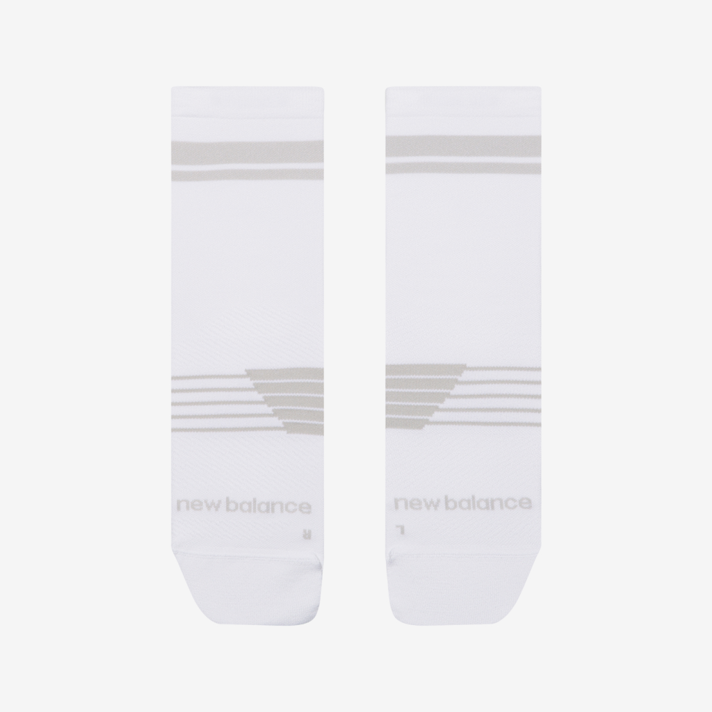 New Balance Pro Run Quarter Socks 1 Pair in WEISS
