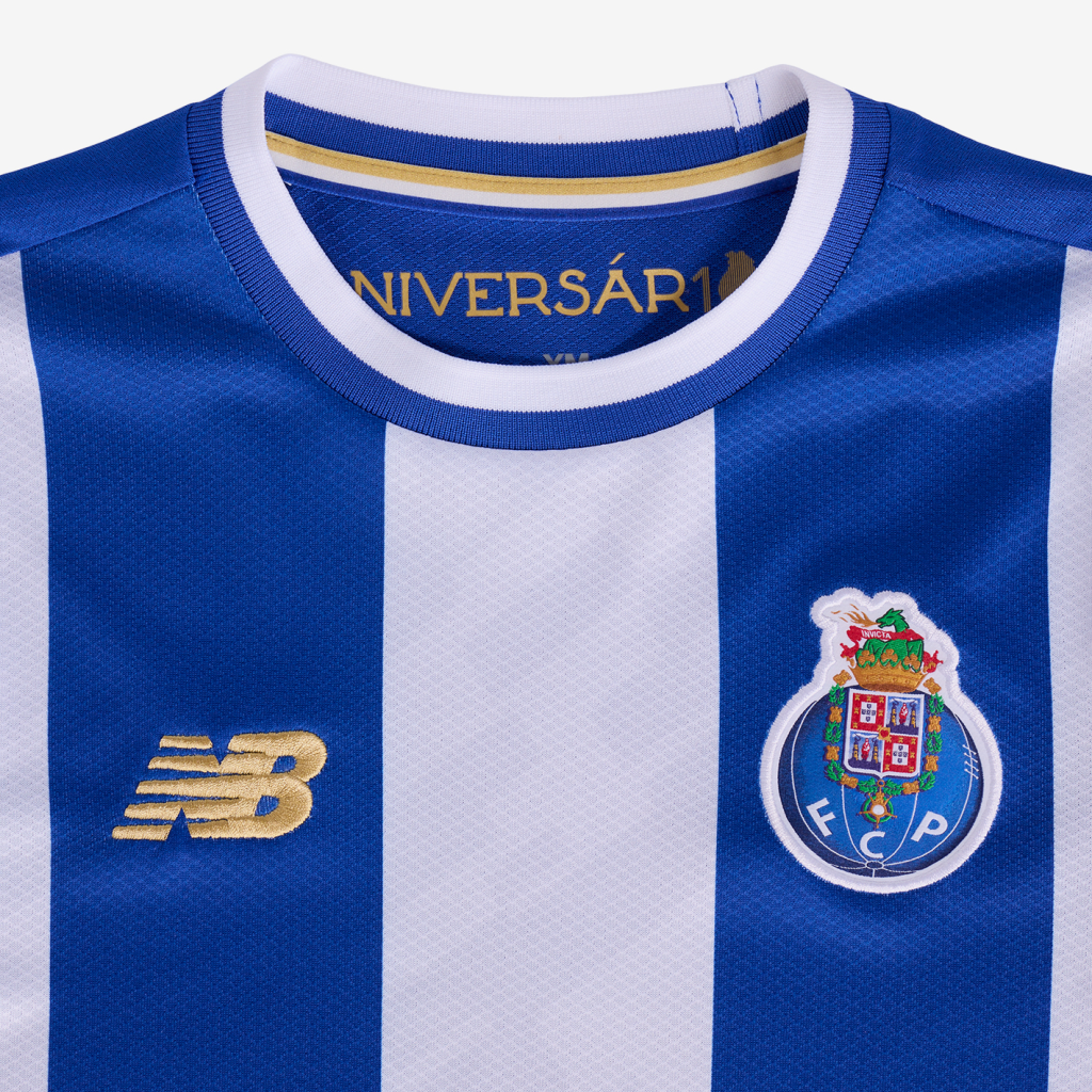 New Balance FC Porto Home Junior SS Jersey 25/26 in BLAU