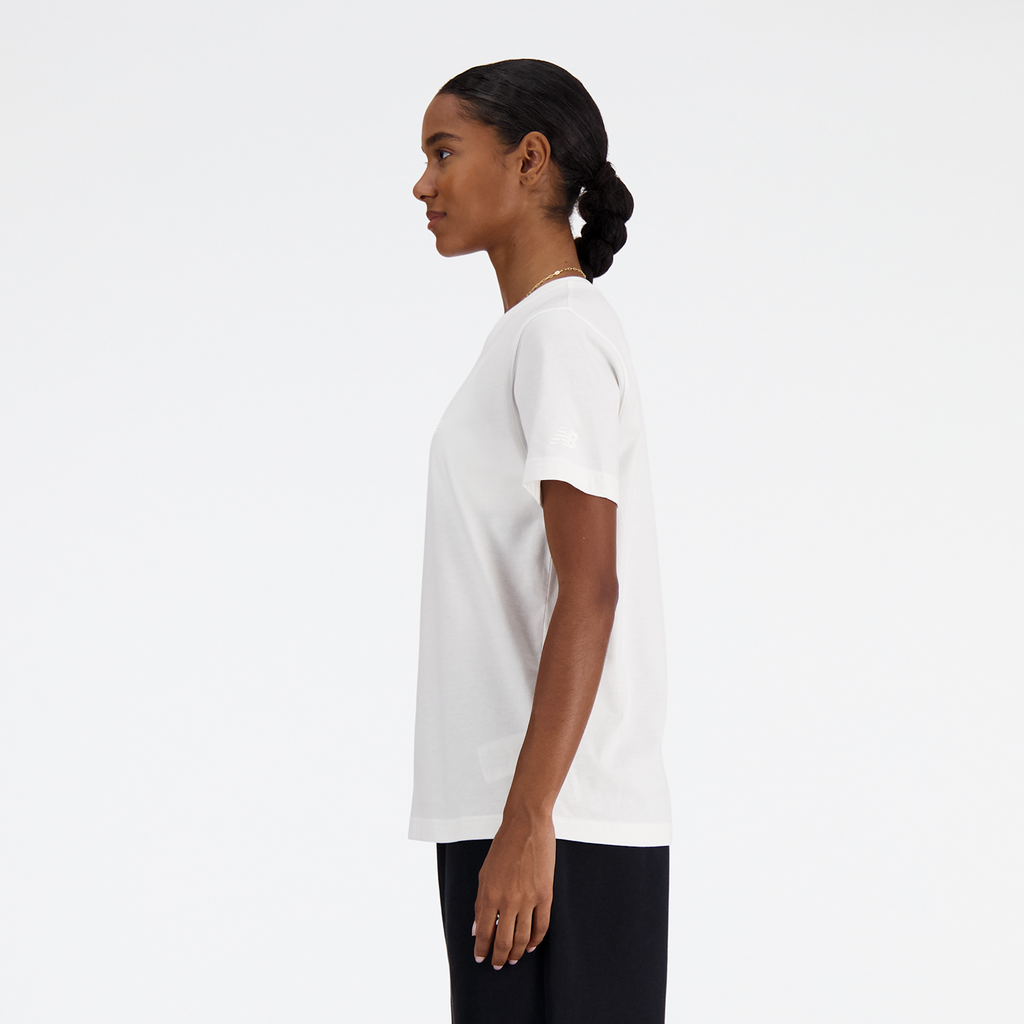 New Balance W Hyper Density Jersey T-Shirt in WEISS