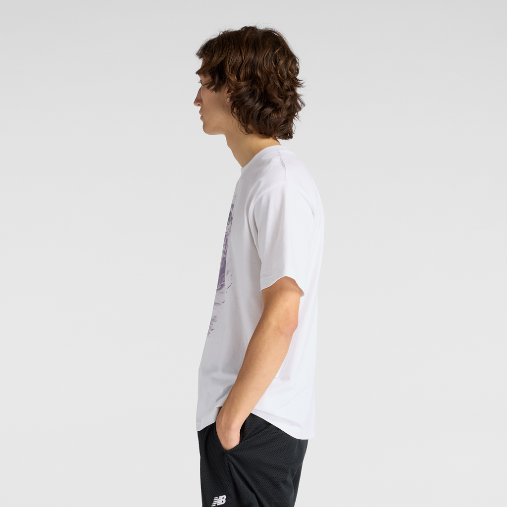 New Balance Vortex Performance T-Shirt in WEISS