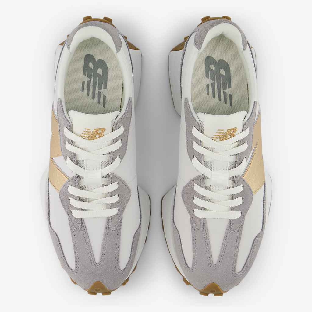 New Balance W 327 Seasonal Metallic Freizeitschuhe in GRAU