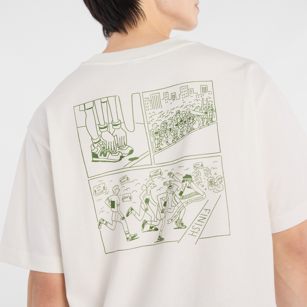 New Balance Runners Arent Normal T-Shirt in WEISS