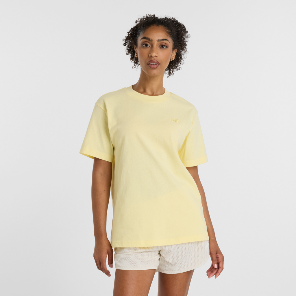 New Balance W NB Athletics Jersey T-Shirt in GELB