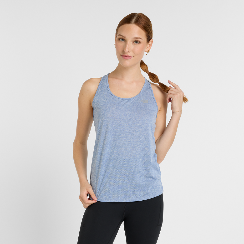 New Balance W NB Athletics Tank in BLAU