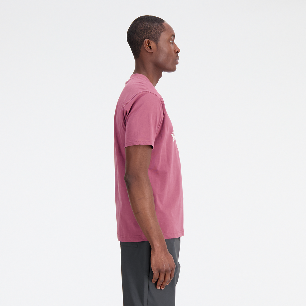 New Balance Essentials Varsity T-Shirt in ROT