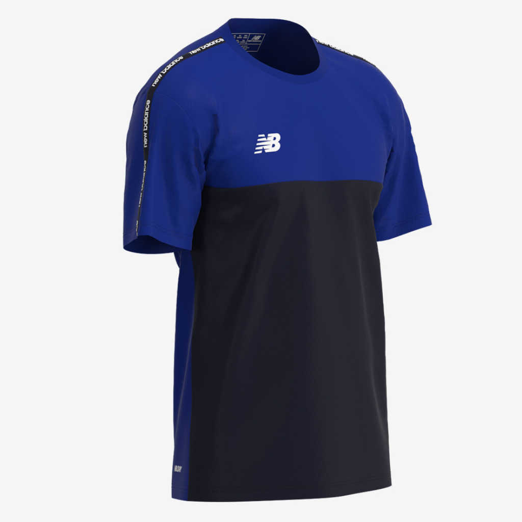 New Balance TW Training SS Jersey in BLAU