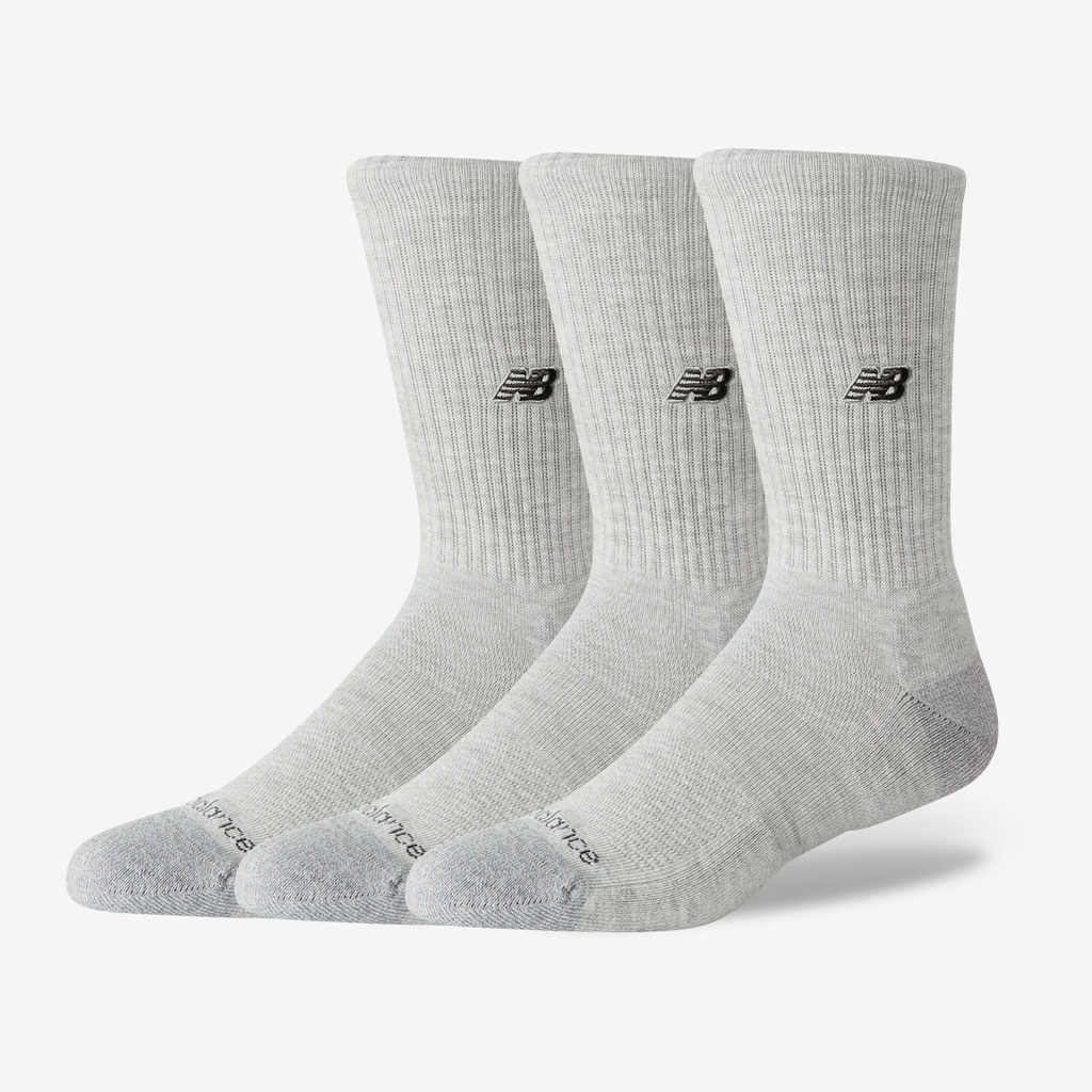 New Balance Active Premium Crew 3 Pack in GRAU