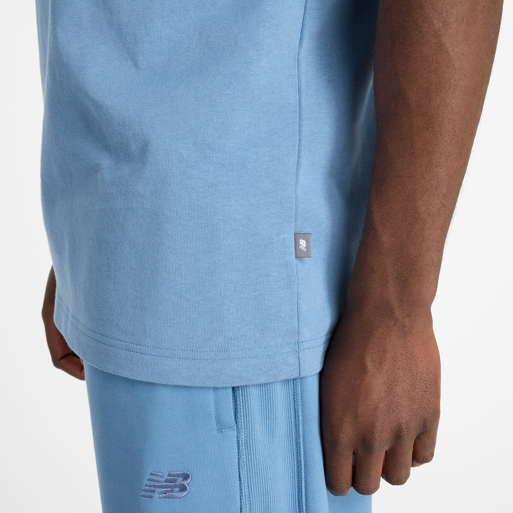 New Balance Athletics Relaxed Science T-Shirt in BLAU