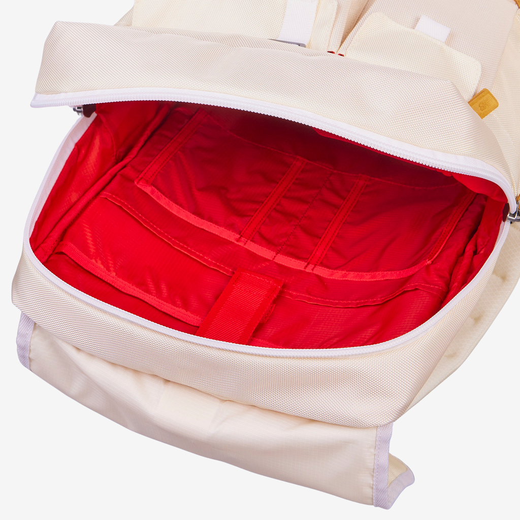 New Balance Legacy Icon Flap Backpack in BEIGE