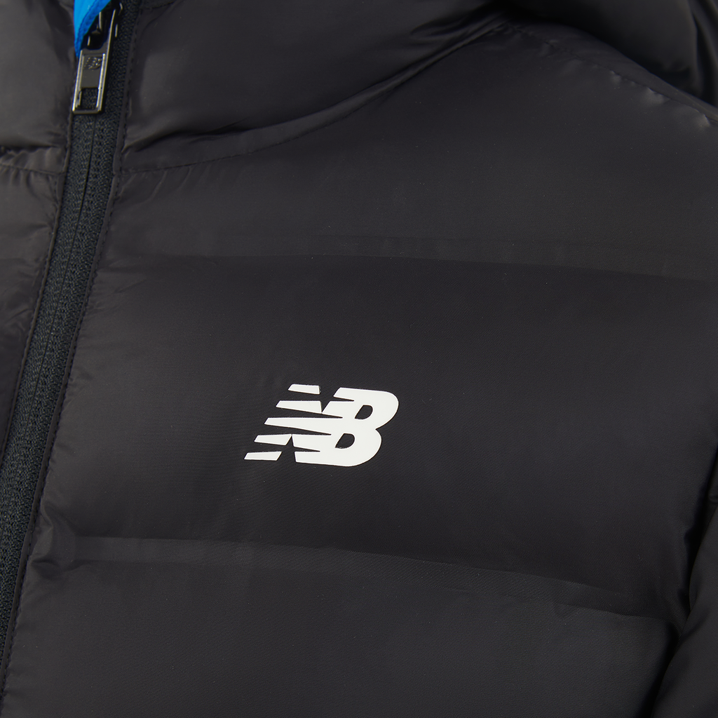 New Balance B NB Bond Quilted Jacket in SCHWARZ
