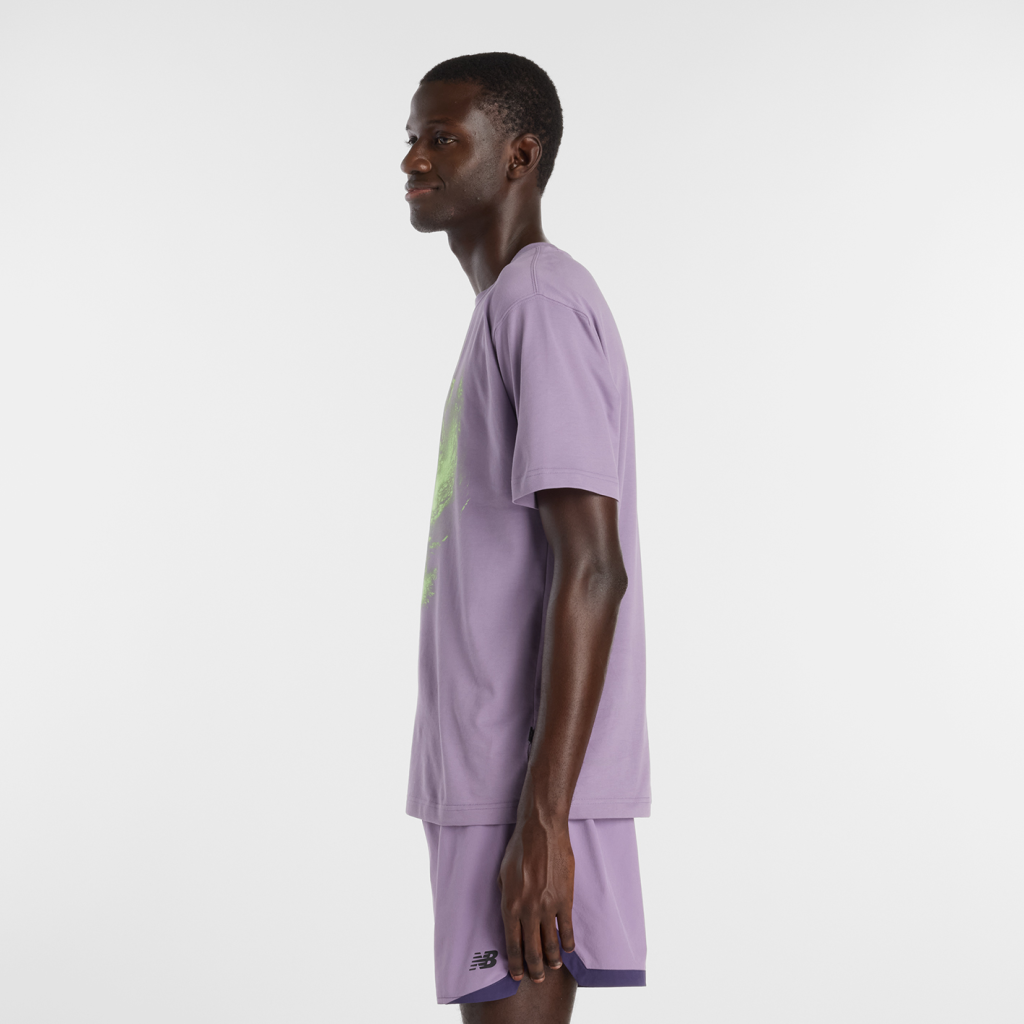 New Balance Vortex Performance T-Shirt in VIOLETT