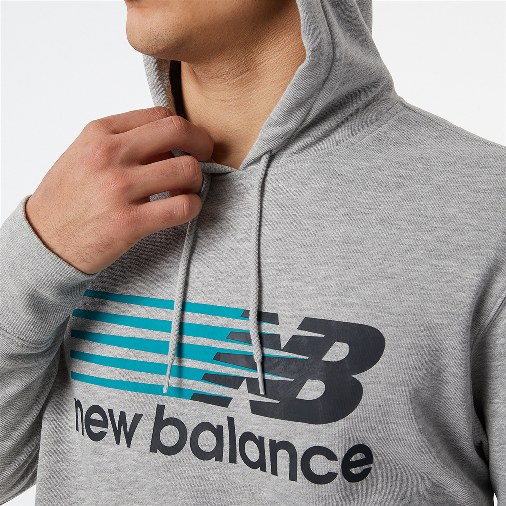 New Balance NB Classic Hoodie in GRAU