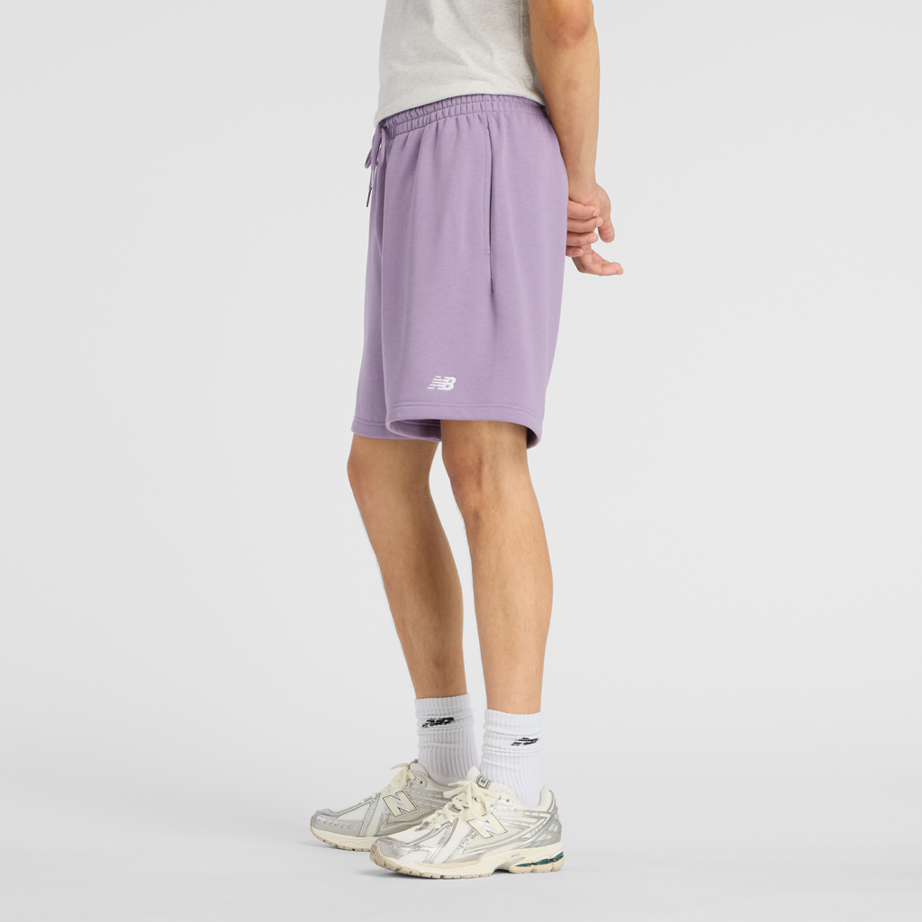 New Balance Sport Essentials French Terry Short 7 Inch in VIOLETT