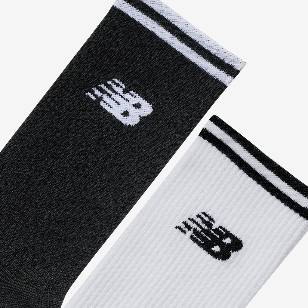 New Balance Running Stripe Midcalf Socks 2 Pack in MEHRFARBIG