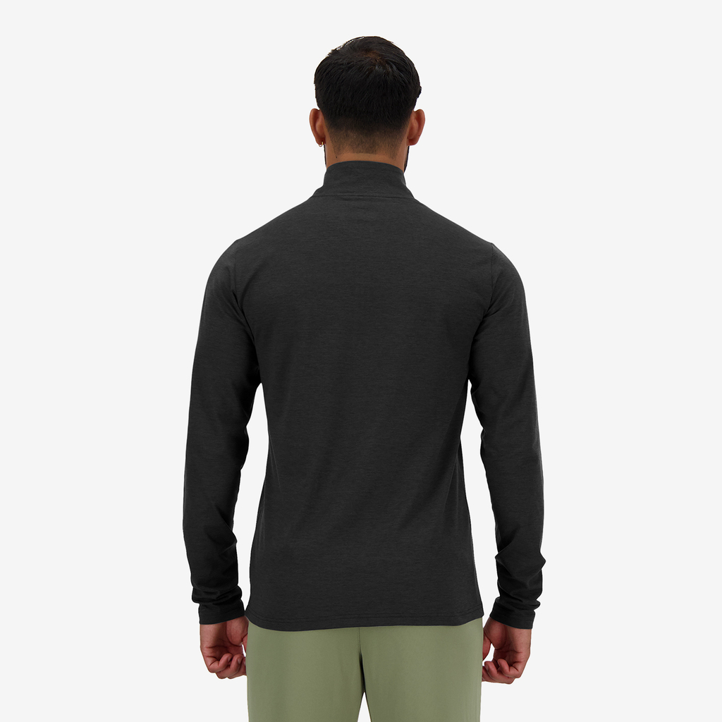 New Balance Space Dye 1/4 Zip in SCHWARZ