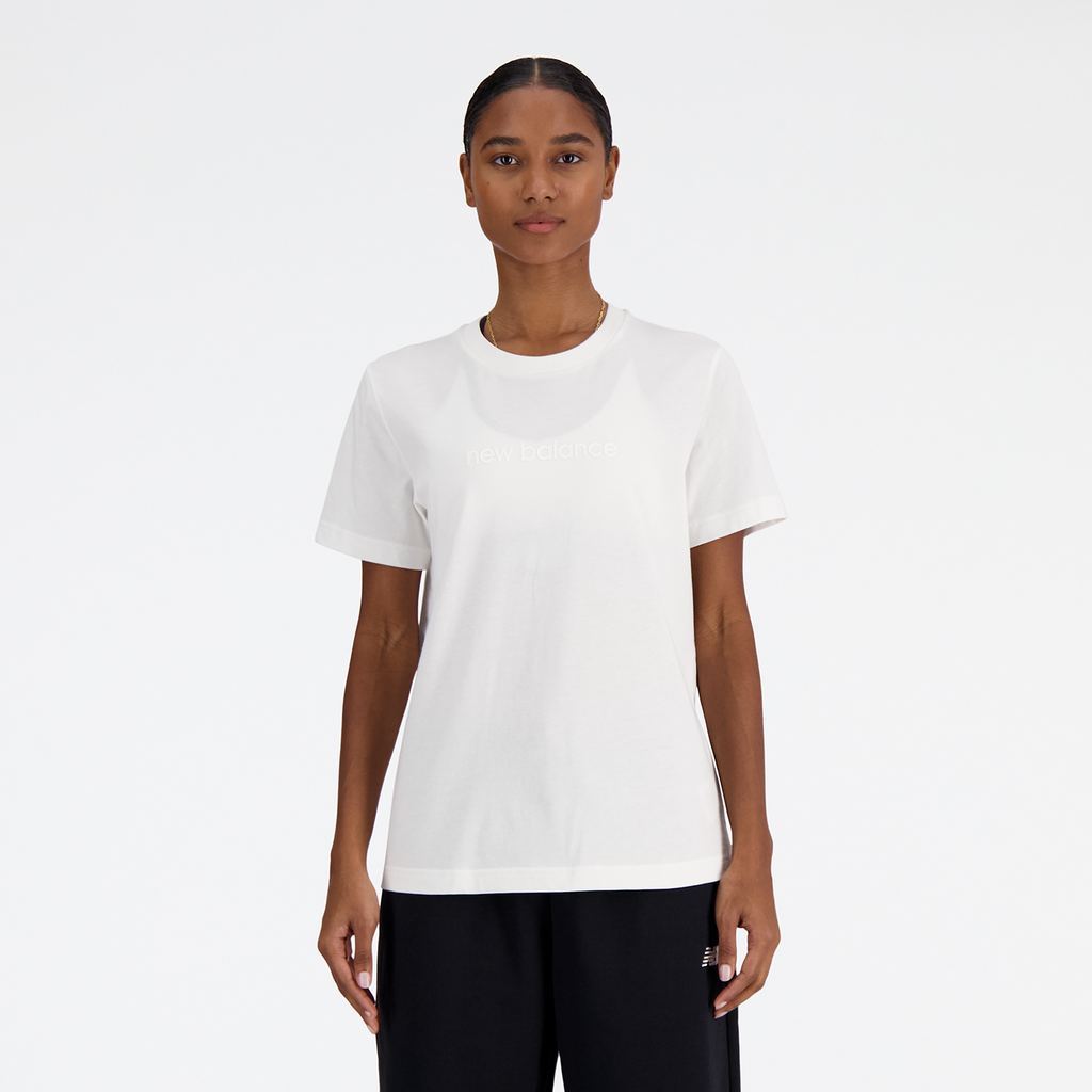 New Balance W Hyper Density Jersey T-Shirt in WEISS