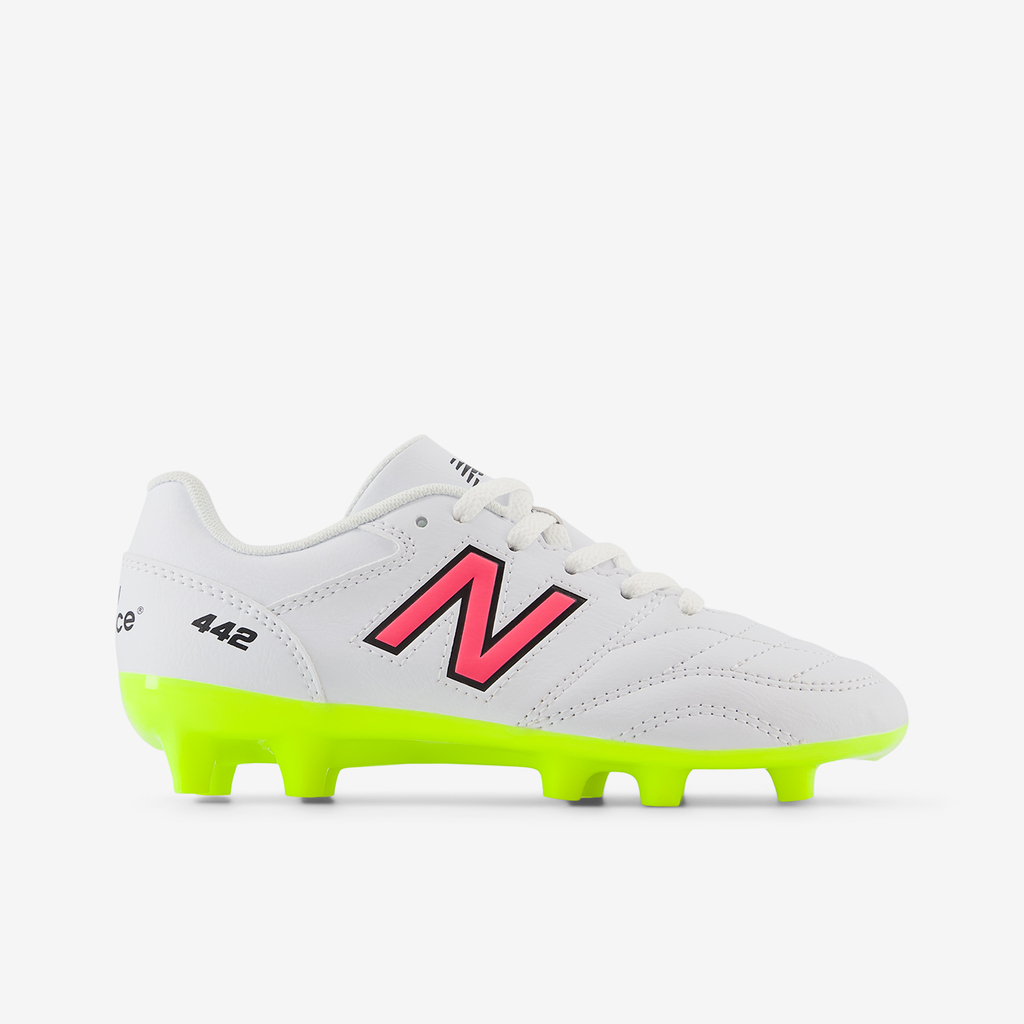 New Balance P Furon Academy FG Jnr Colorful Nockenschuhe in WEISS