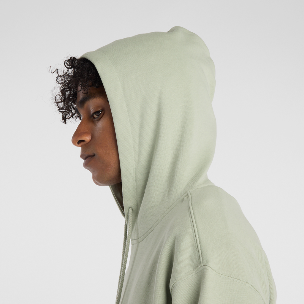 New Balance Sport Essentials Small Logo French Terry Hoodie in GRÜN