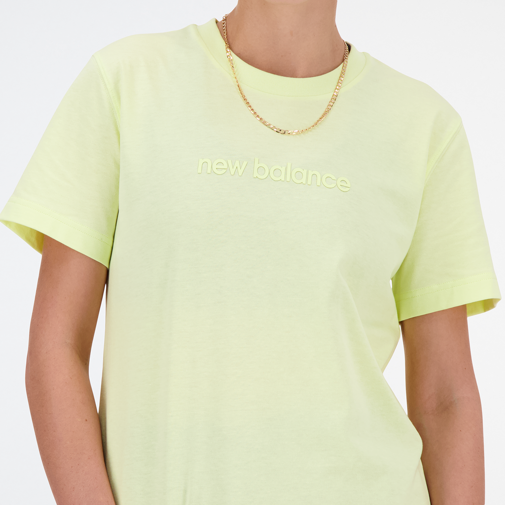 New Balance W Hyper Density Jersey T-Shirt in GRÜN