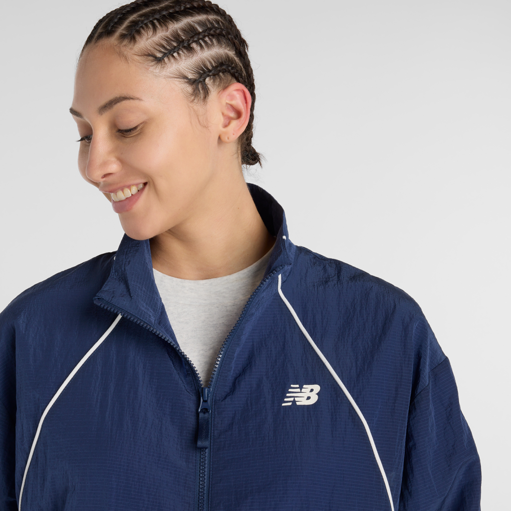 New Balance W Sport Legacy Jacket in BLAU
